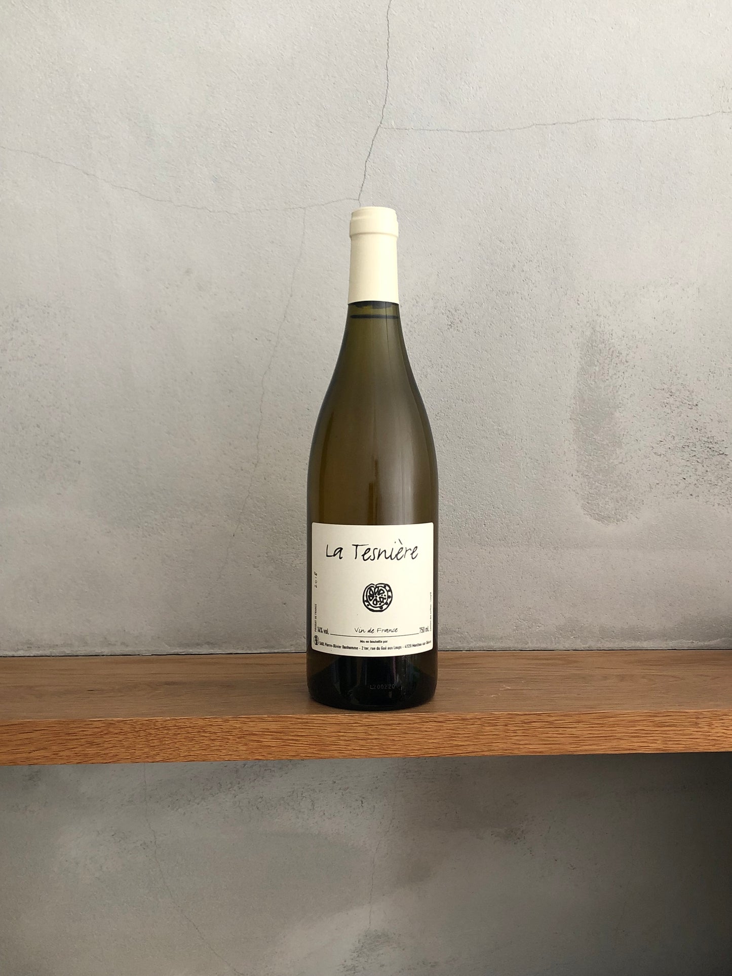 トゥーレーヌ ブラン ラ・テニエール 2018 / ピエール=オリヴィエ・ボノーム