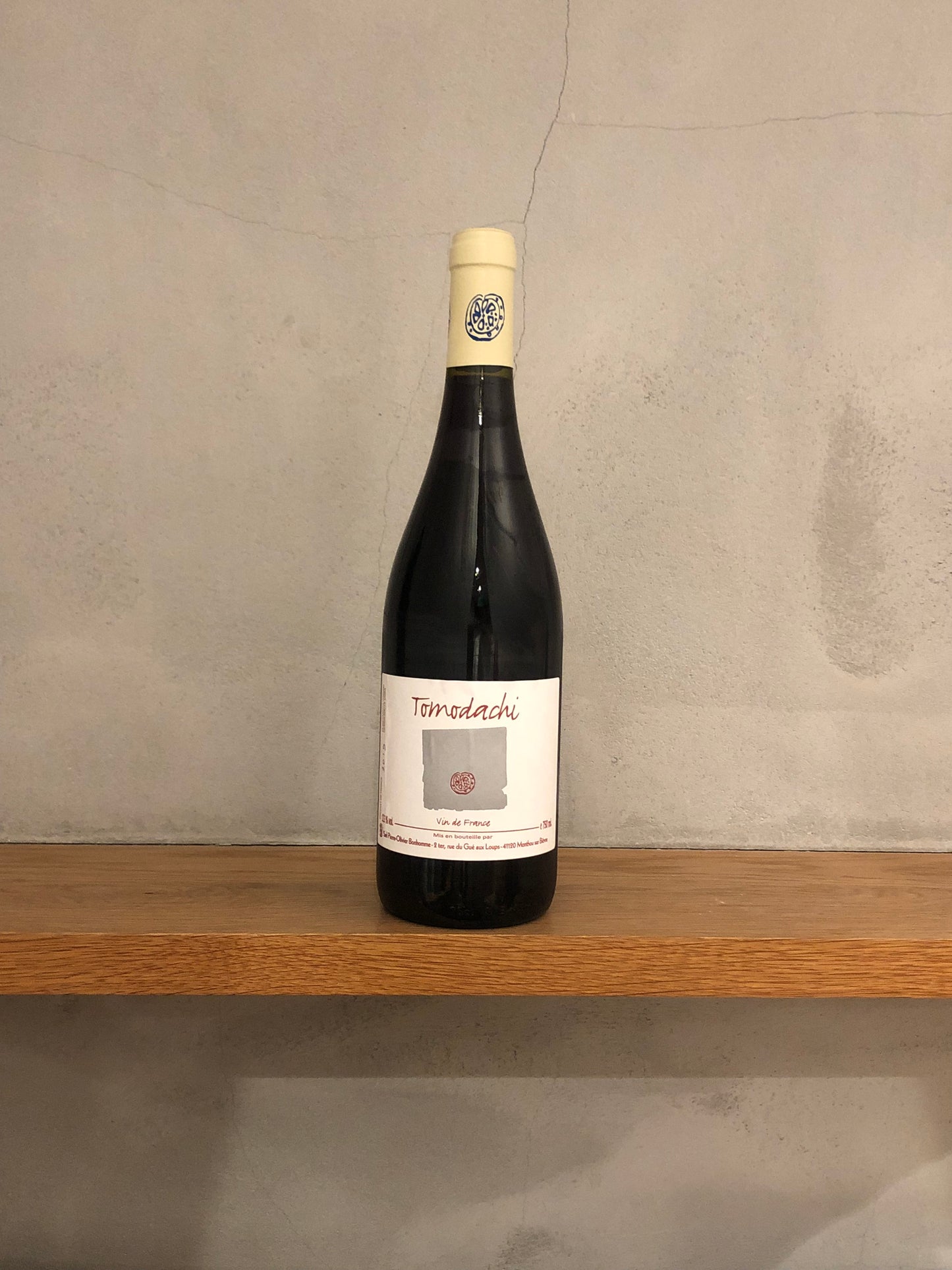 キュヴェ トモダチ 2019 / ピエール=オリヴィエ・ボノーム