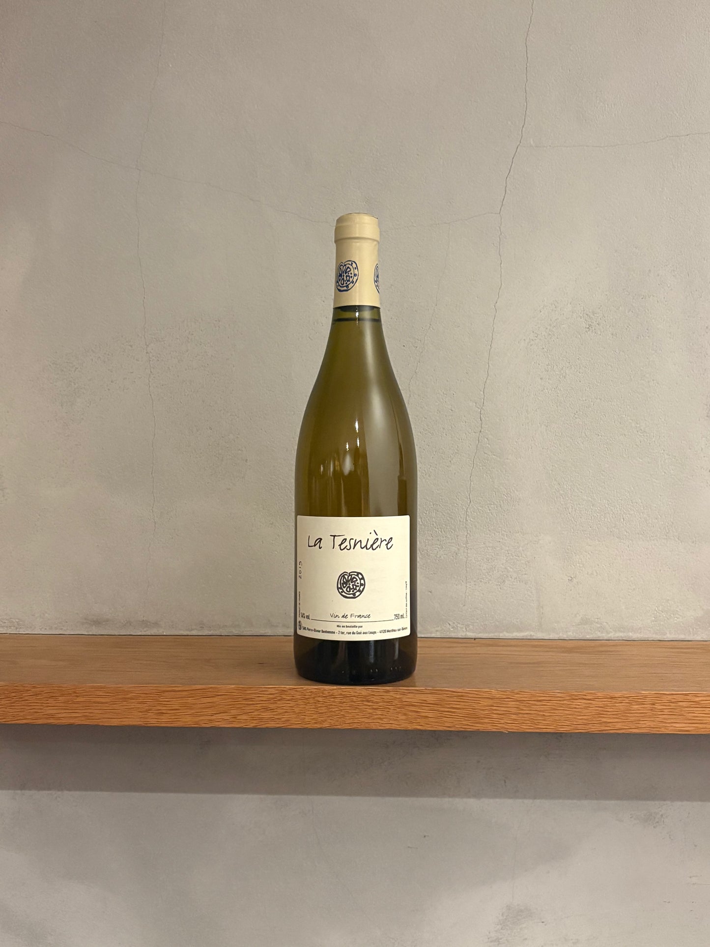 トゥーレーヌ ブラン ラ・テニエール 2019 / ピエール=オリヴィエ・ボノーム