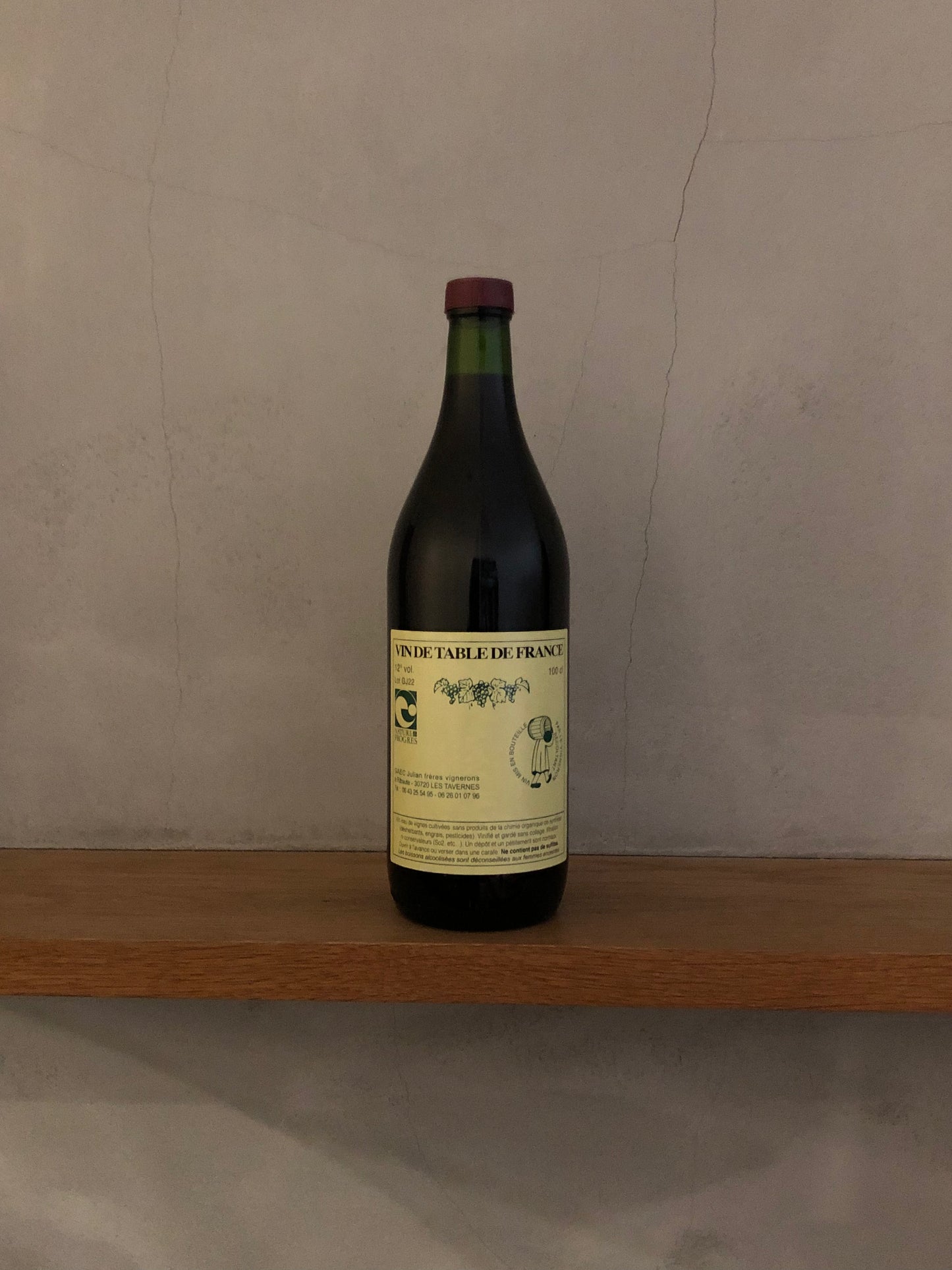 VdFルージュ12% 2022 / ルイ・ジュリアン