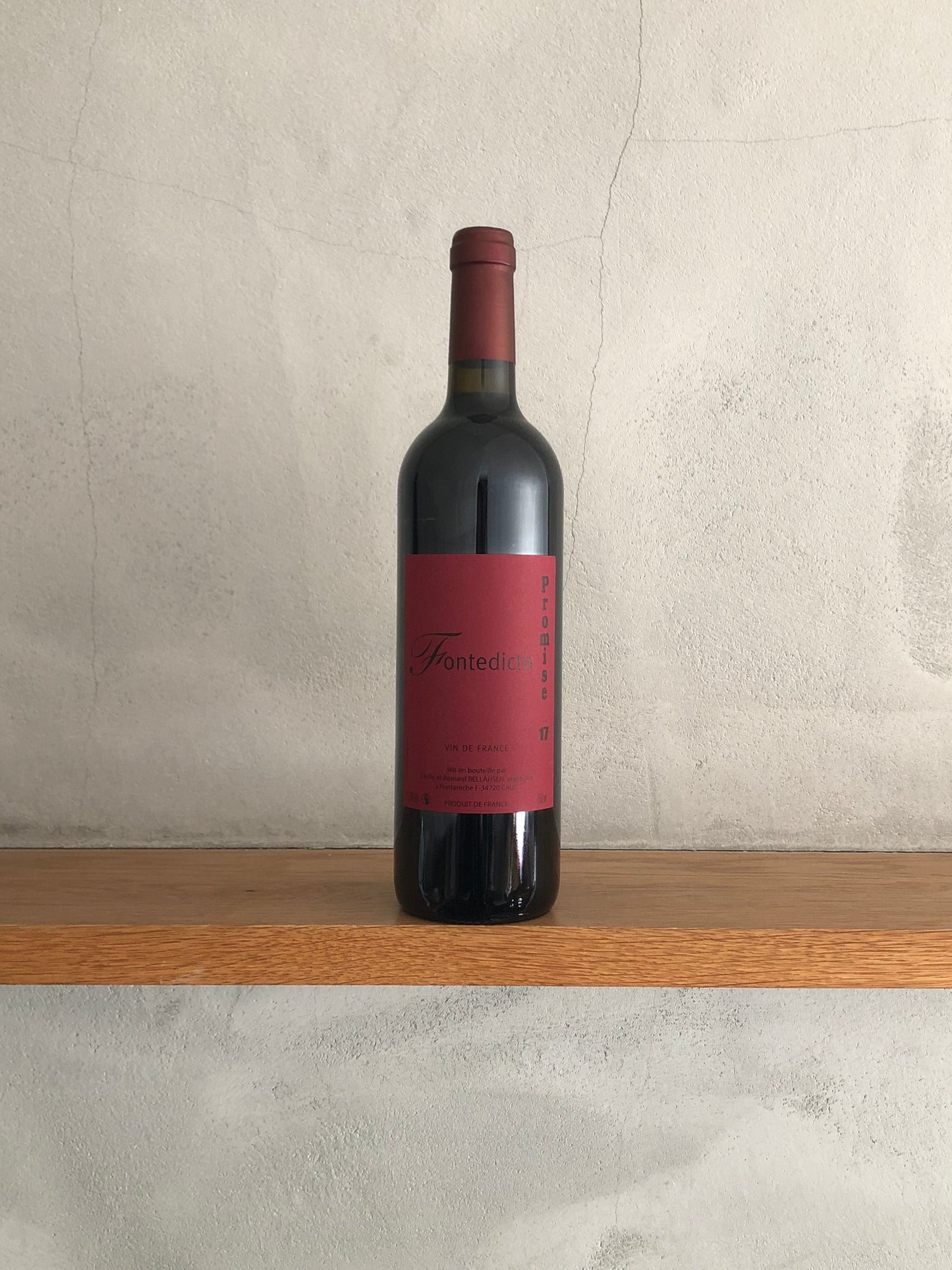VdF ルージュ・プロミス 2017 / フォンテディクト