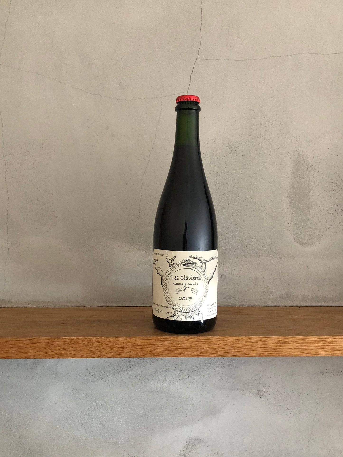 VdF ルージュ クラヴィエール 2017/ ジャン・クリストフ・ガルニエ