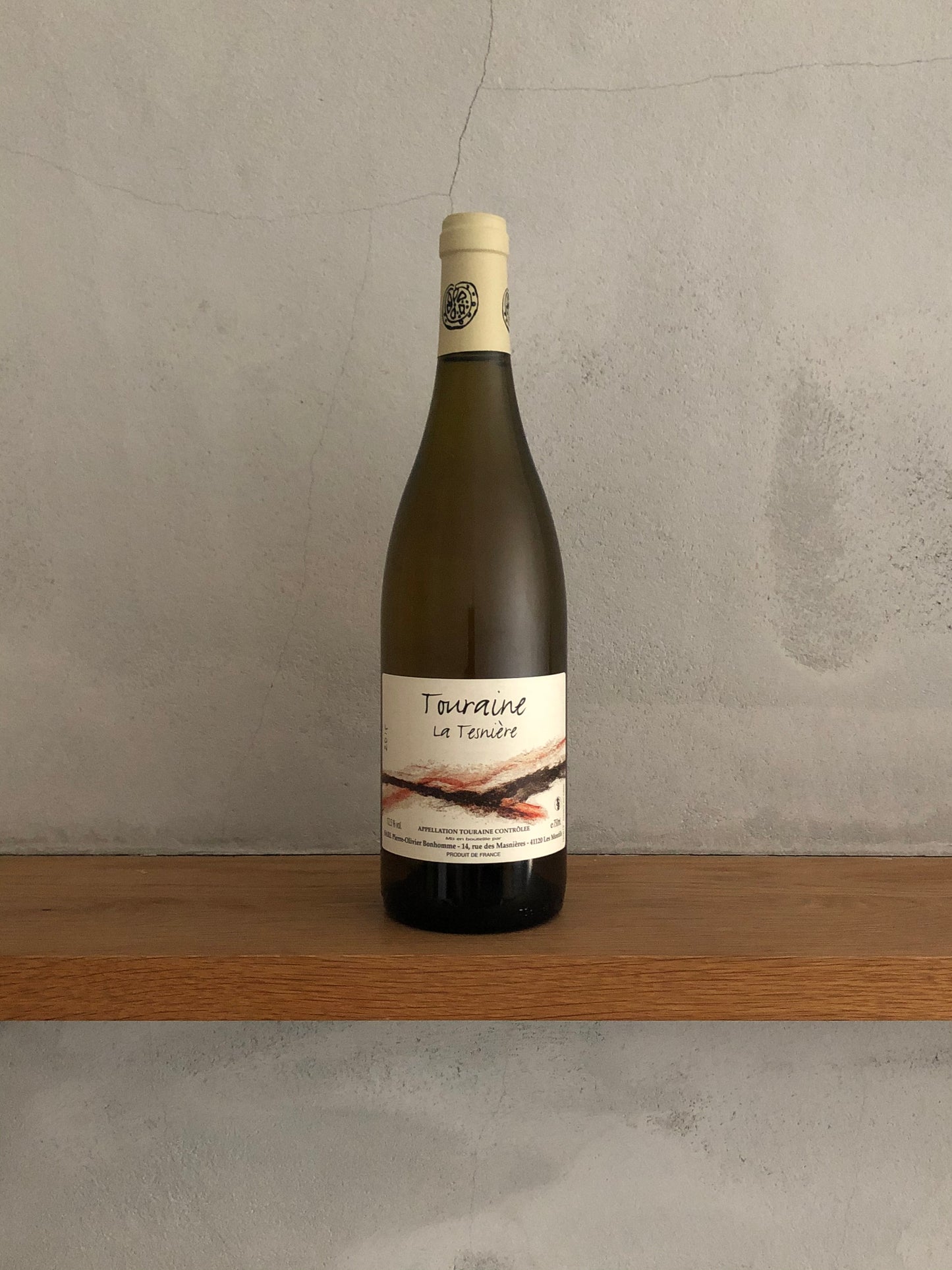 〇トゥーレーヌ ブラン ラ・テニエール 2015 / ピエール=オリヴィエ・ボノーム