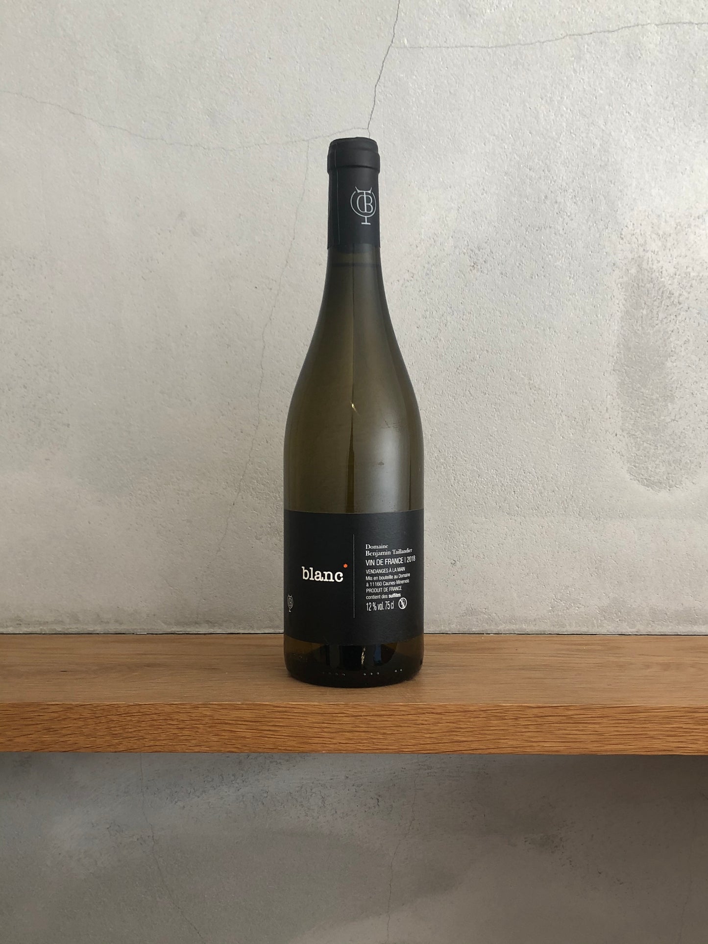 ○ブラン 2018 / ドメーヌ・ベンジャミン・タイヤンディエ
