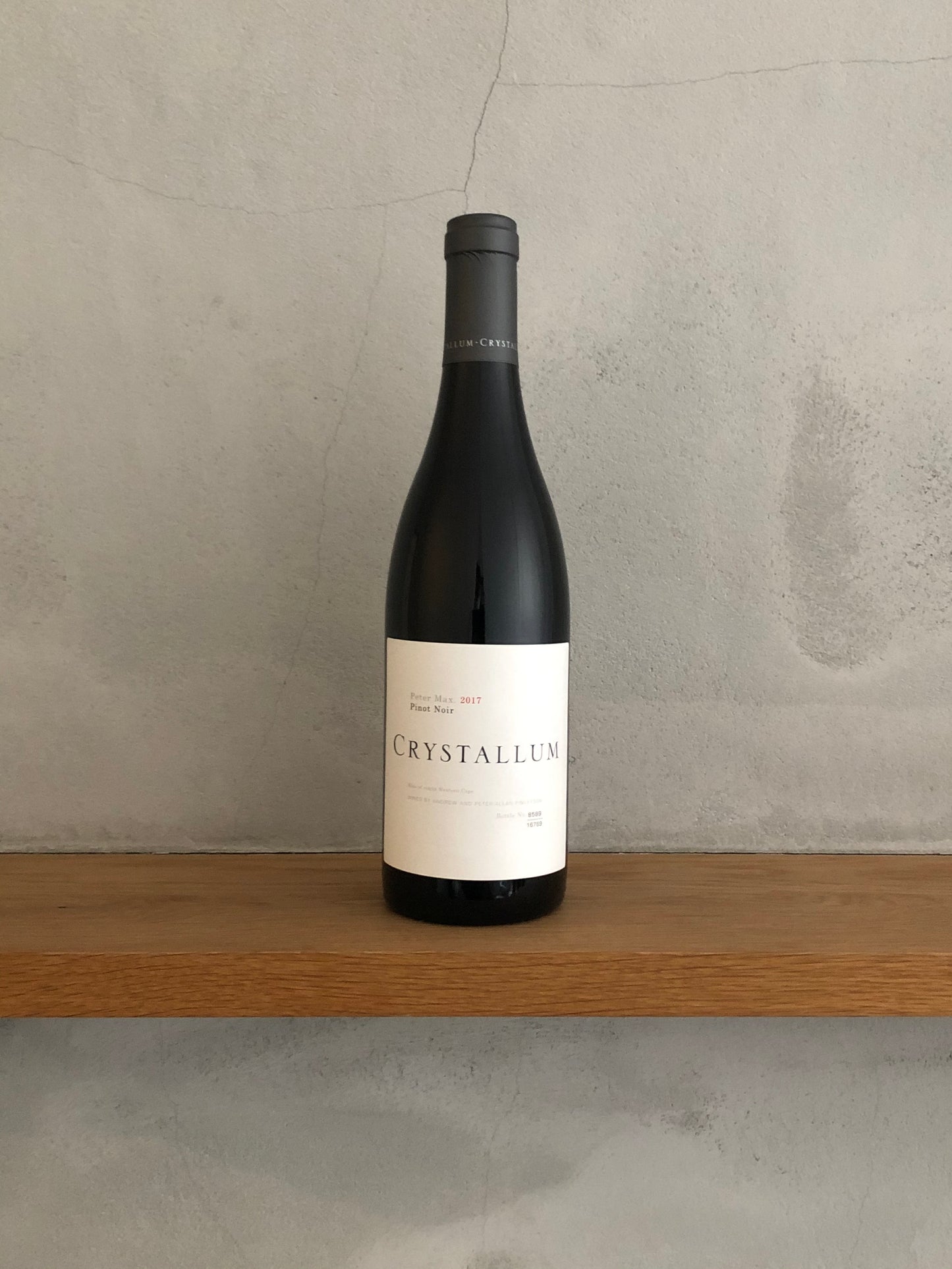 〇ピーターマックス ピノノワール 2017 / クリスタルム