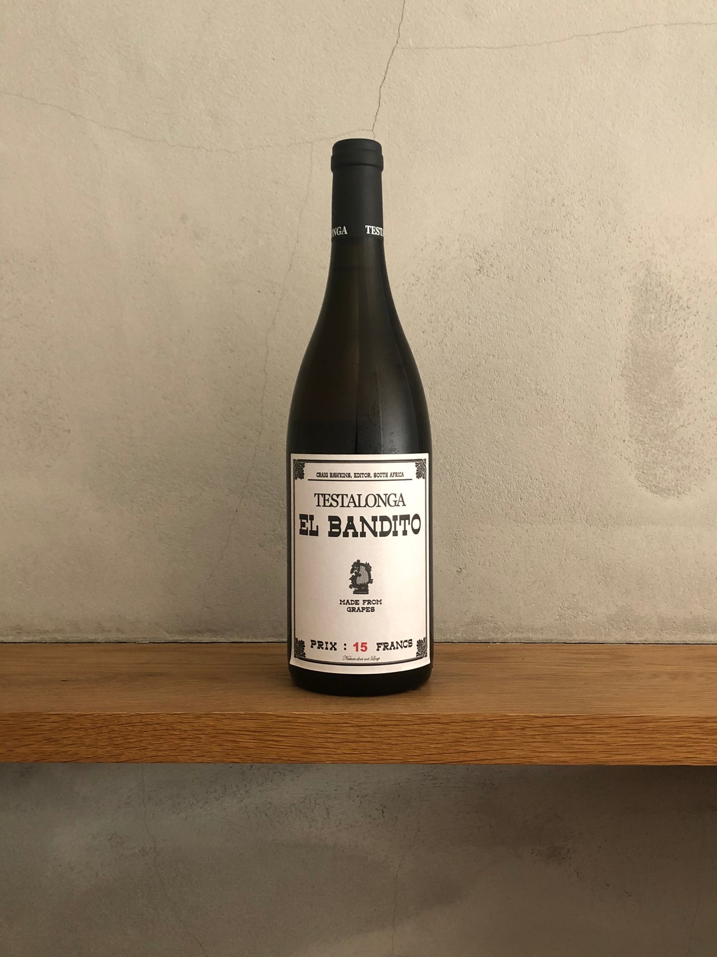 〇エル・バンディート・スキンコンタクト・シュナンブラン 2015 / テスタロンガ