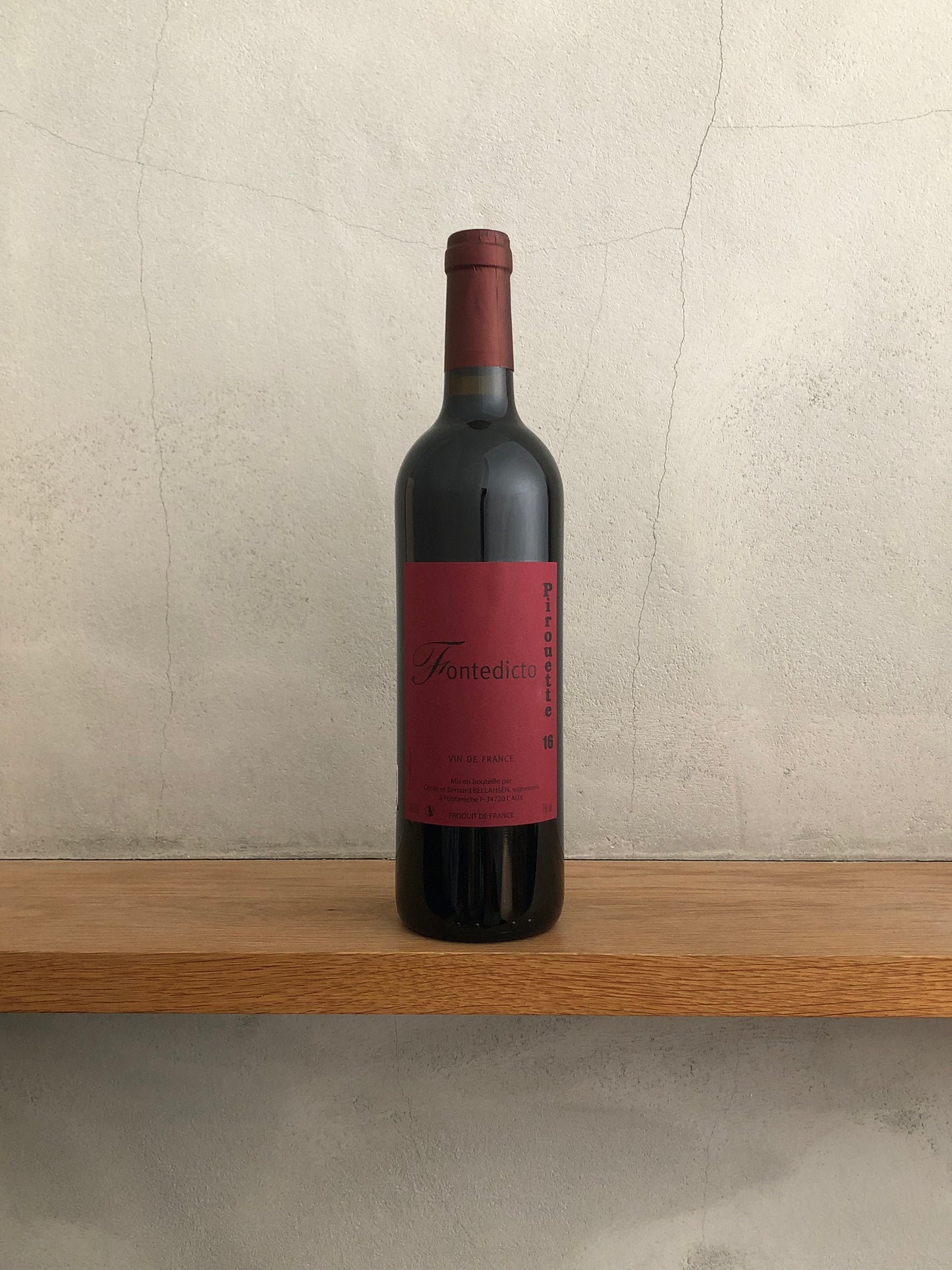 VdF ルージュ・ピルエット 2016 / フォンテディクト