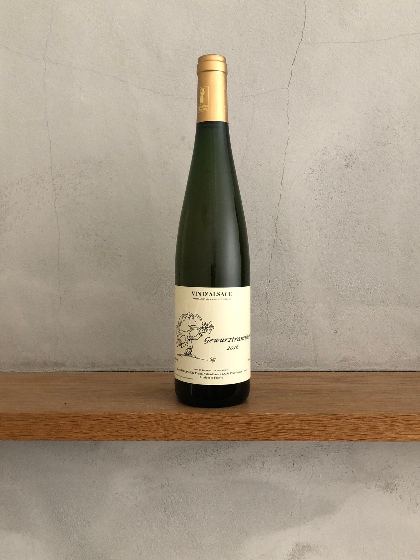 ゲヴュルツトラミネール 2016 / ドメーヌ・ガングランジェ