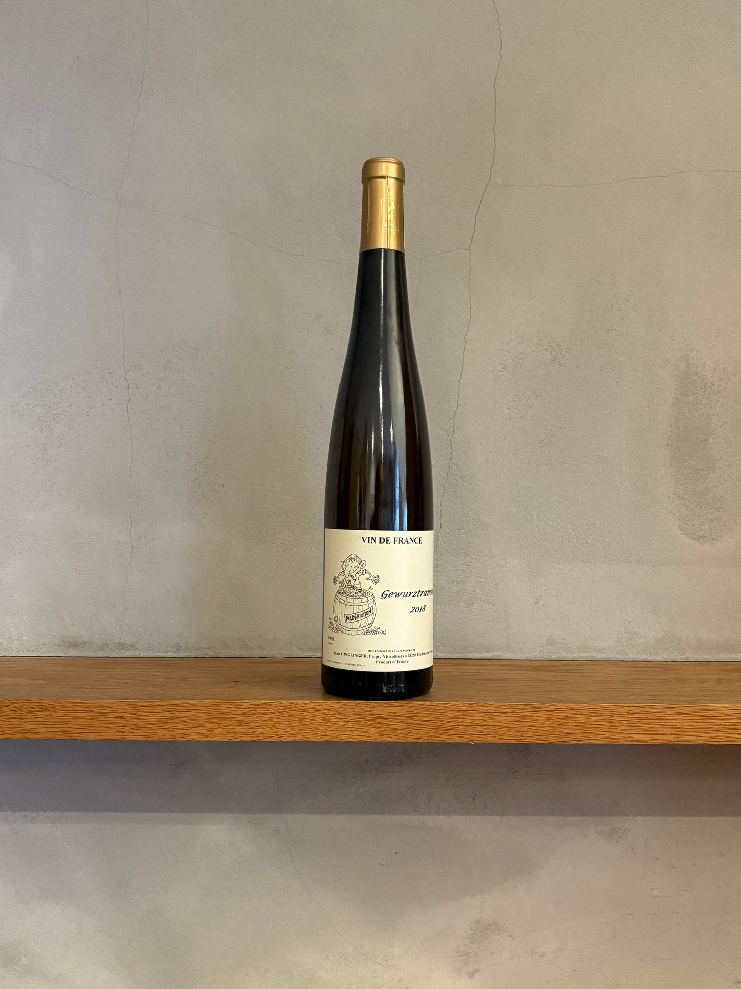 ゲヴュルツトラミネール 2018 / ドメーヌ・ガングランジェ