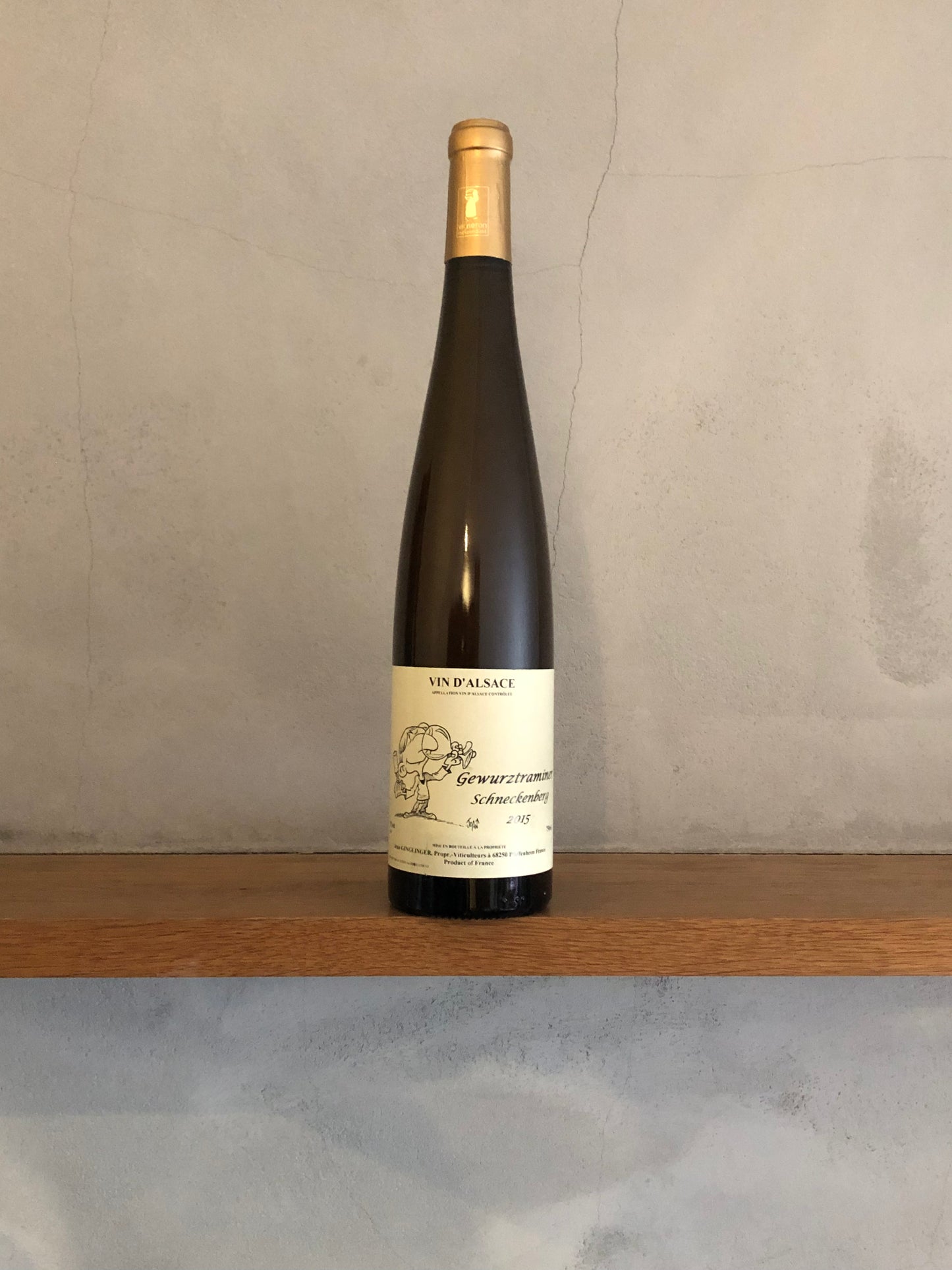 ゲヴュルツトラミネール・シュネッケンベルグ 2015 / ドメーヌ・ガングランジェ