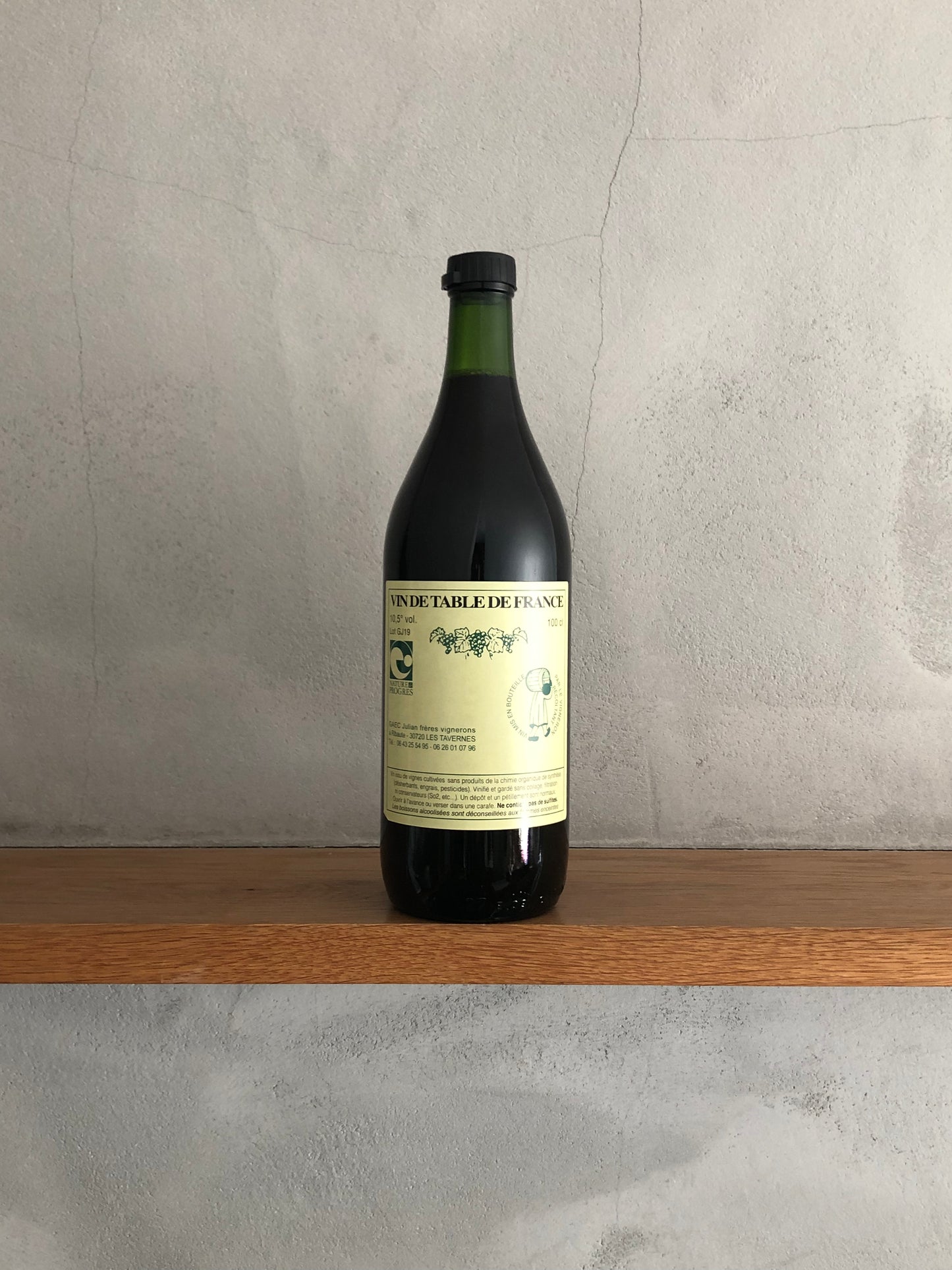 VdFルージュ10.5％ 2020 / ルイ・ジュリアン