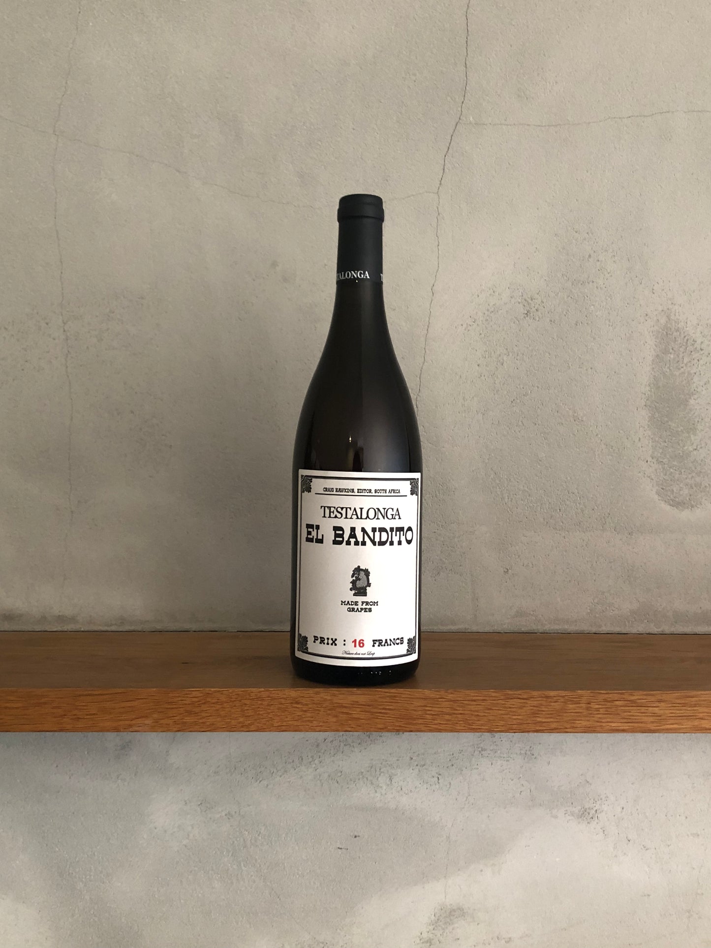 エル・バンディート・コルテーズ・シュナン・ブラン 2016 / テスタロンガ