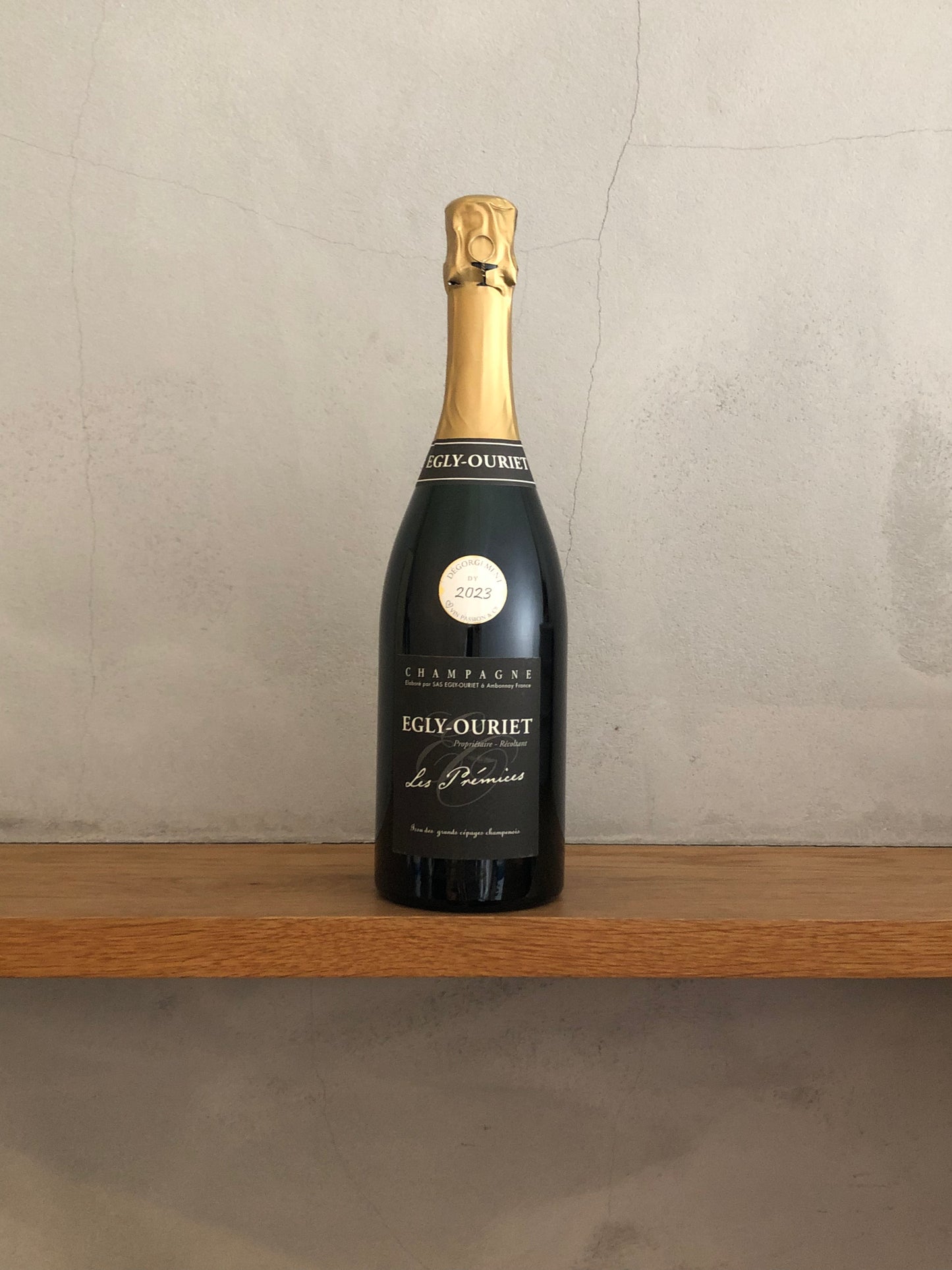 シャンパーニュ・ブリュット・レ・プレミス 2023 デゴルジュ / ドメーヌ・エグリ・ウーリエ