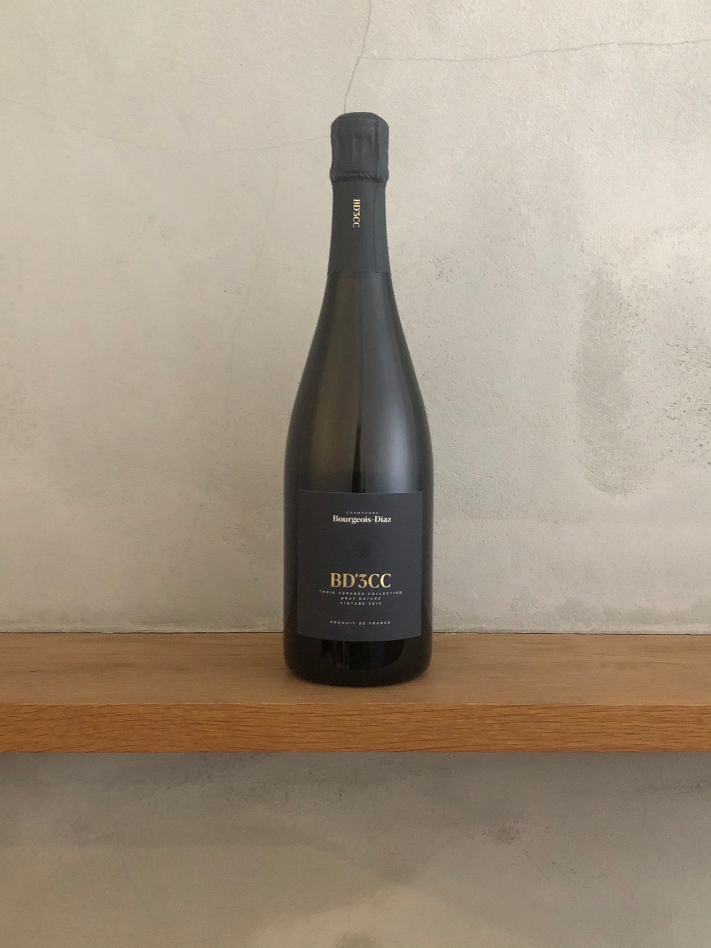 〇シャンパーニュ BD'3CC トロワ・セパージュ・コレクション・ブリュット・ナチュール2014 / ブルジョワ・ディアズ