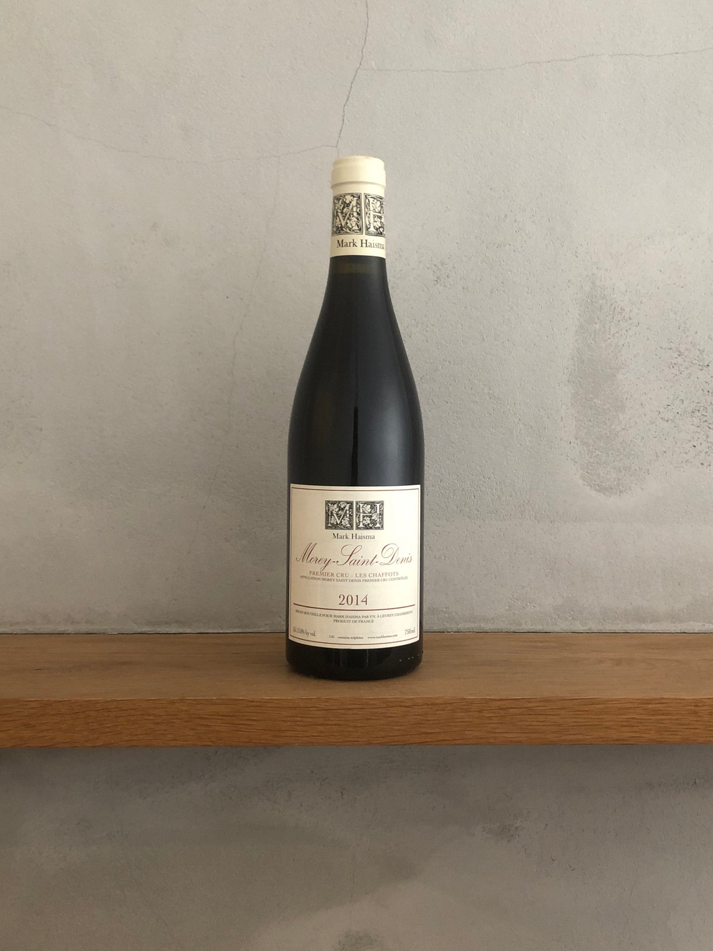 〇モレ・サン・ドニ・プルミエクリュ・レ・シャフォ・ルージュ 2014 / マーク・ハイズマ