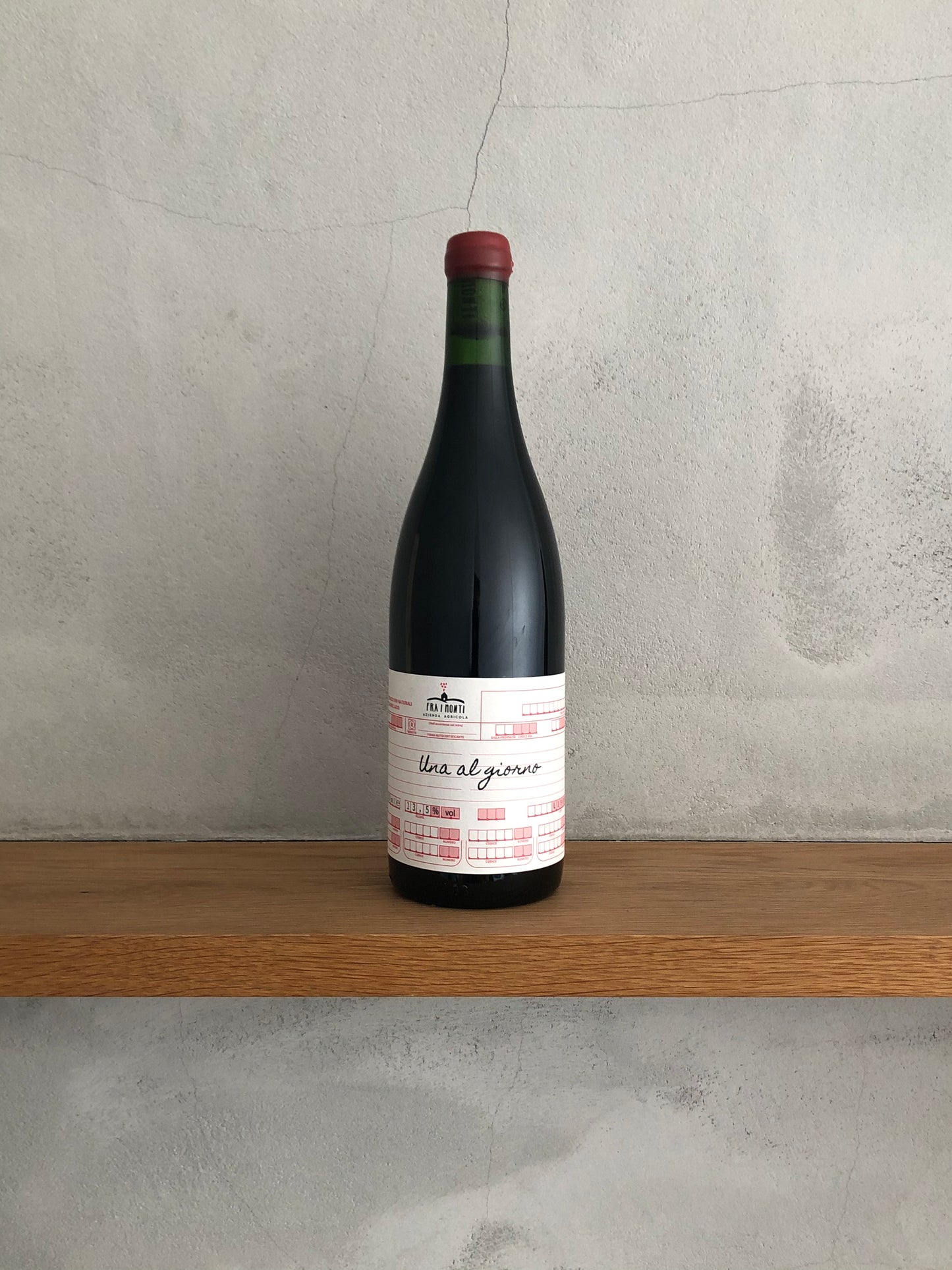 〇ヴィノ・ロッソ・ウナ・アル・ジョルノ2019/ フラ・イ・モンティ