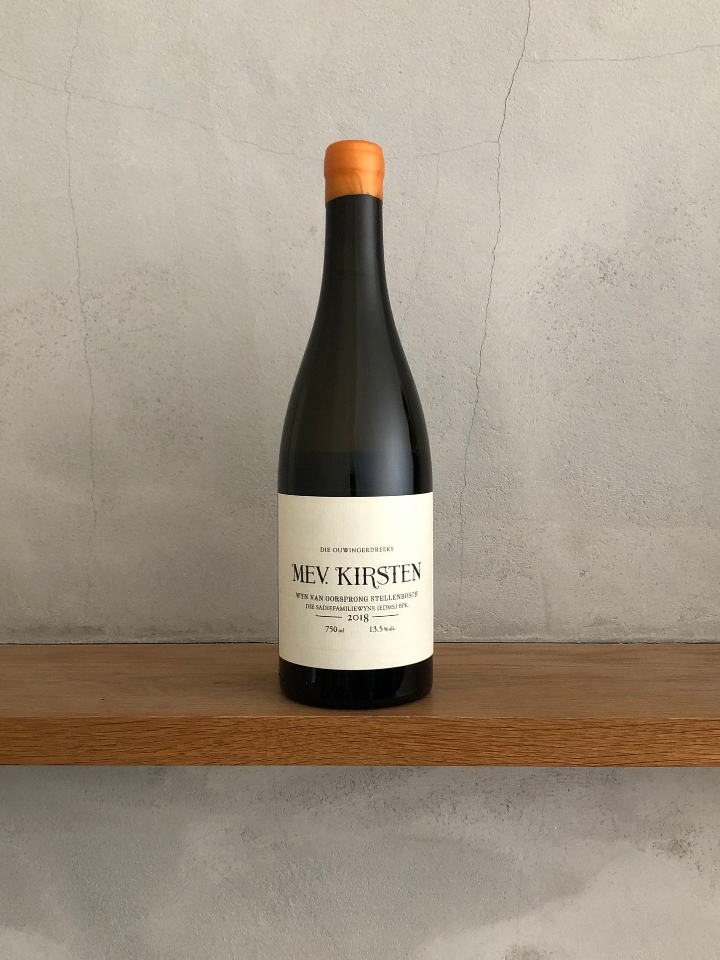 W.O. ・スワートランド・メフロゥ・カーステン
 2018 / ザ・サディ・ファミリー・ワインズ