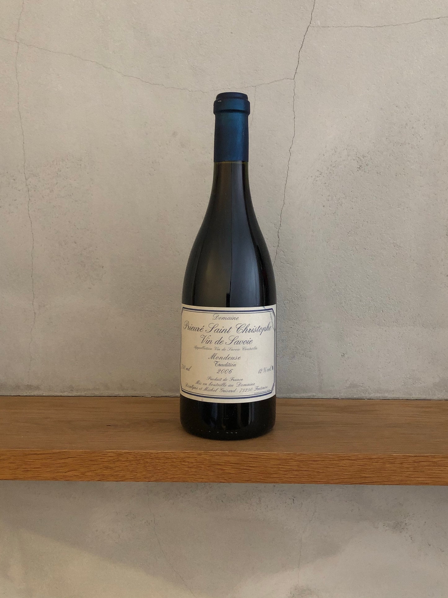 ヴァン・ド・サヴォワ・ルージュ　モンドゥーズ・トラディシオン2006  / ドメーヌ・プリウレ・サン・クリストフ